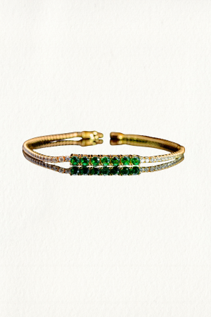 EMERALD TENNIS BRACELET - Image 1