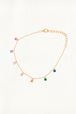 DANCING GEM RAINBOW BRACELET - Image 1