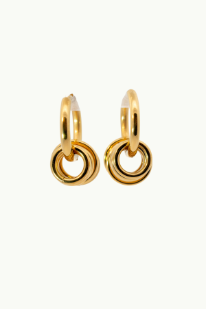 SMALL DOUBLE HOOPS - Image 1