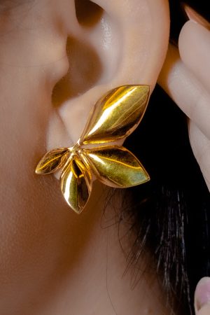 ROTATING LEAVES EARRINGS - Image 2