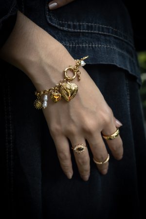 SOUTHWESTERN LOCKET CHARM BRACELET - Image 5