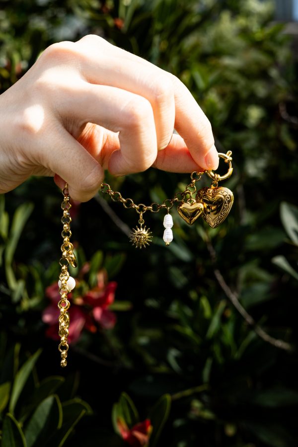 SOUTHWESTERN LOCKET CHARM BRACELET
