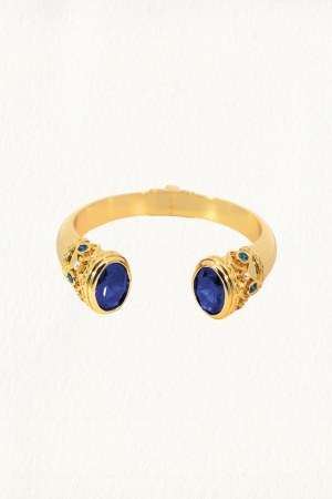 SAPPHIRE BLUE CUFF BRACELET