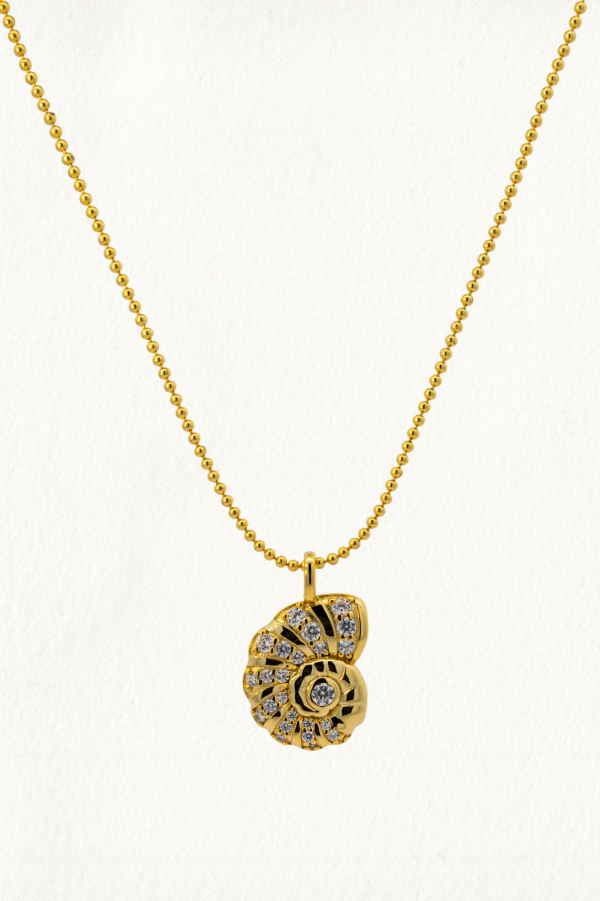 SPARKLING SEASHELL NECKLACE