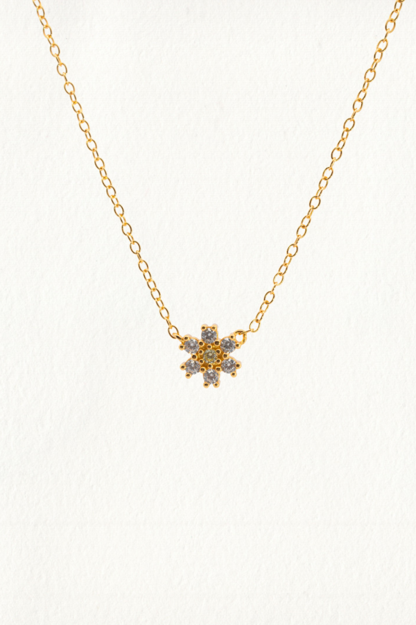 SPARKLING DAISY NECKLACE