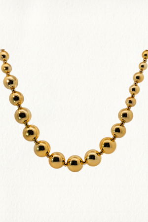 GRADUATED BEAD STATEMENT NECKLACE