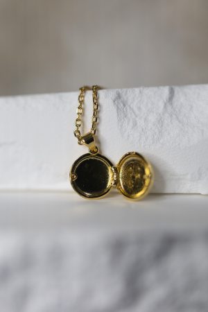 MINI WIDE EYE LOCKET NECKLACE - Image 3
