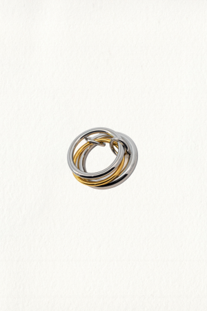 LINKED BAND TWO TONE RING