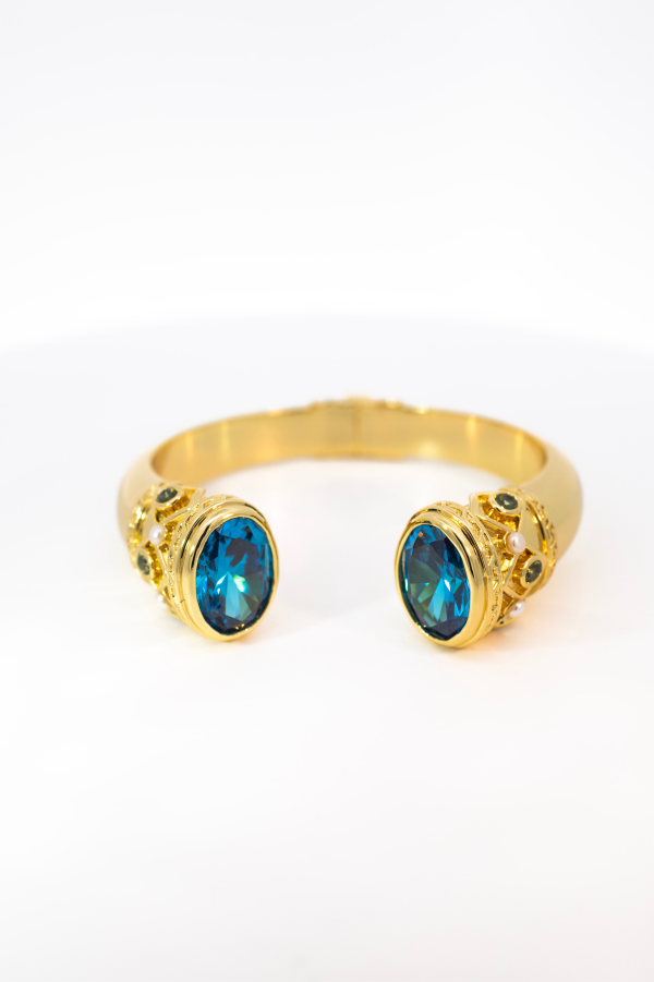 AQUA BLUE CUFF BRACELET