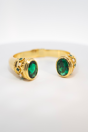 TSAVORITE CUFF BRACELET