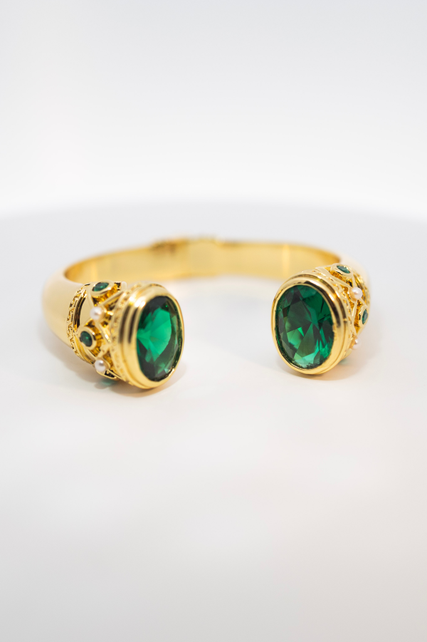 TSAVORITE CUFF BRACELET