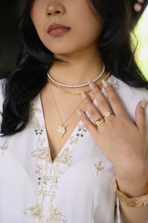 SPARKLING TENNIS CHOKER NECKLACE - Image 3