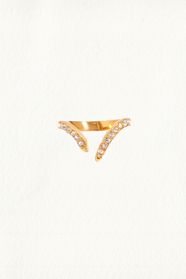 PAVE TUSK RING