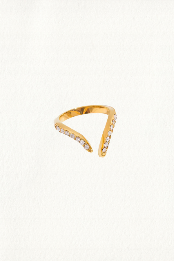 PAVE TUSK RING